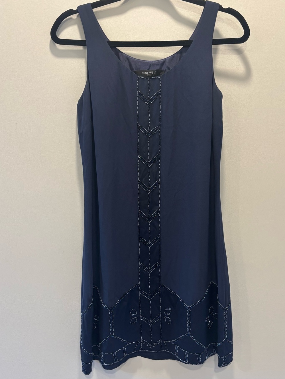 100% Silk Beaded Dress Women's Formal Cocktail Evening Occasion Dress